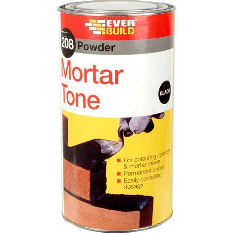 Everbuild 208 Powder Mortar Tone 1kg Black Toolstation
