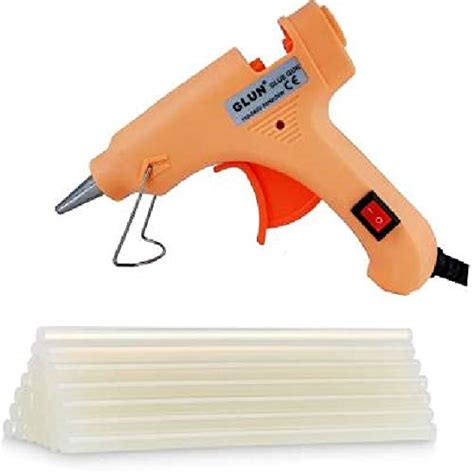 20w 20 Watt 7mm Hot Melt Glue Gun With On Off Switch And Led Indicator