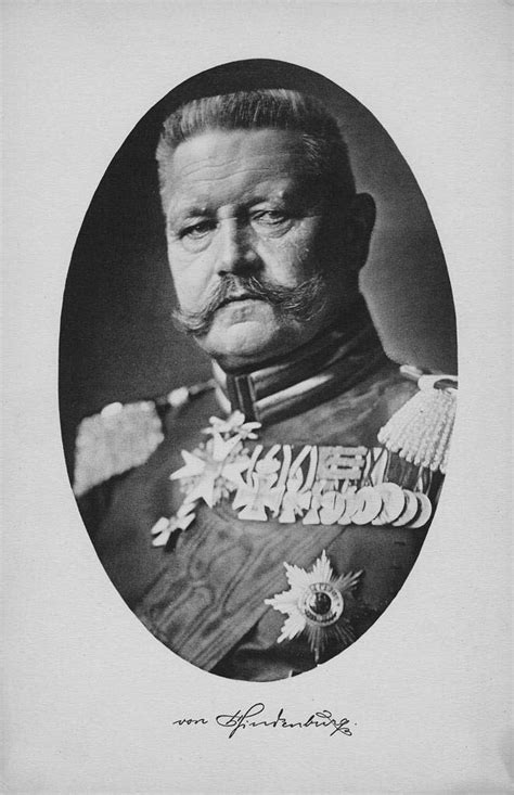 Paul Von Hindenburg Biography German Military Commander In Wwi