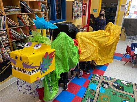Celebrating Chinese New Year With A Class Made Dragon