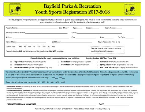 Registration Form Template