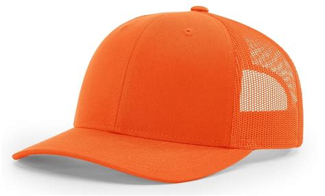 Richardson Blaze Orange Trucker Cap