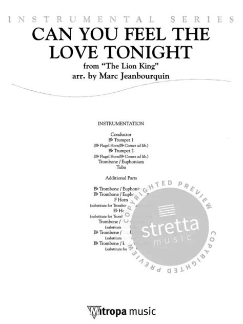Can You Feel The Love Tonight Von Elton John Im Stretta Noten Shop Kaufen