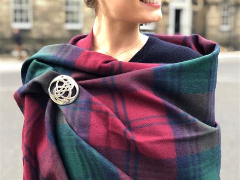 Scottish Scarf Style Edit Brushed Wool Tartan Scarf Scotlandshop
