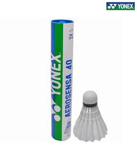 Yonex Aerosensa 40 Badminton Feather Shuttle Cock Set Buy Online At Best Price On Snapdeal