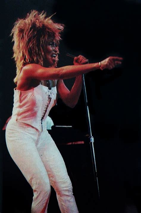 Tina Turner Private Dancer Tour 1985 Cantores Norte Americano Atriz