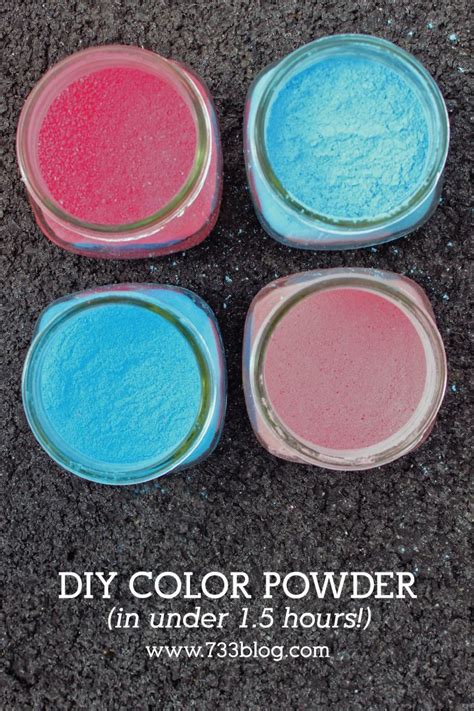 Diy Colored Powder Fast Seven Thirty Three Powder Gender Reveal
