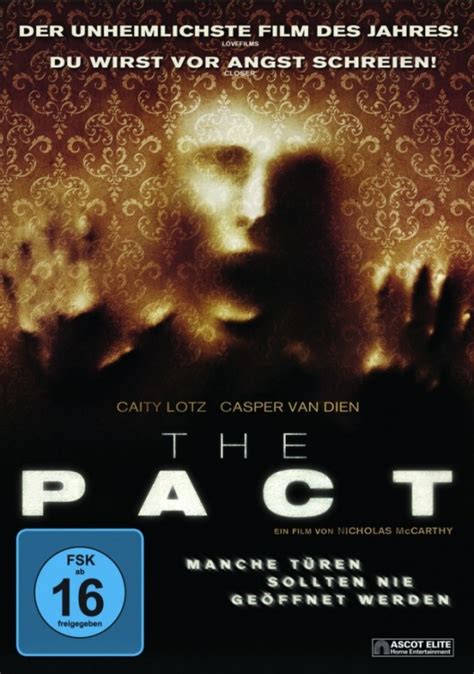 The pact is a treat for fans of this type of horror/thriller film. The Pact - DVD (USA 2012)