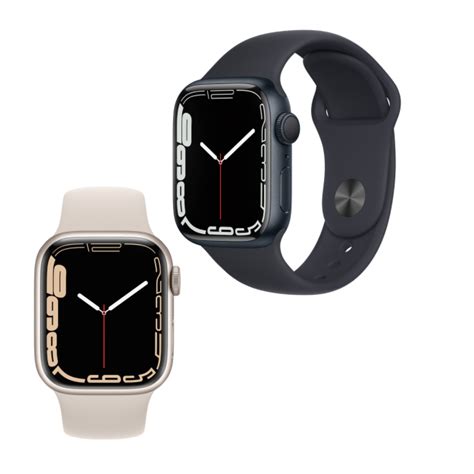 Apple Watch Series 7 Gps 41mm Midnight And Starlight Aluminium Case