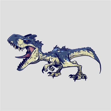 Michael Spiers On Instagram “coloured Up Allosaurus Jurassicpark