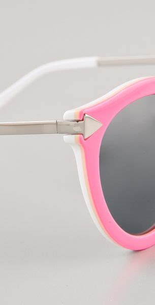 Karen Walker Harvest Sunglasses In Pink Lyst