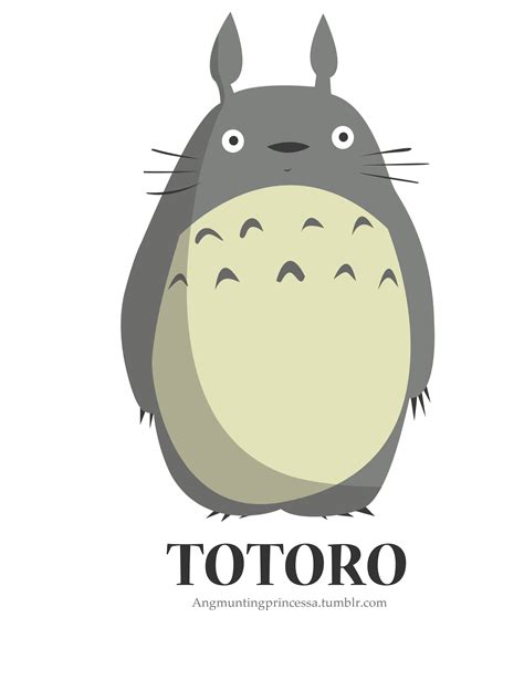 Totoro Vector Vector Totoro Character Anime