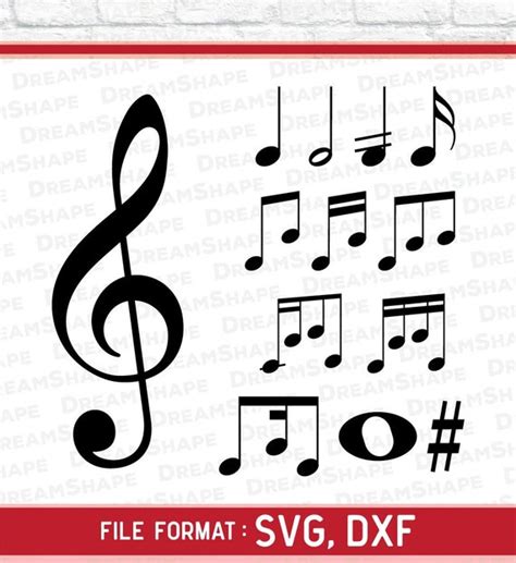 Music Notes Svg Free Files 287 Svg File For Diy Machine