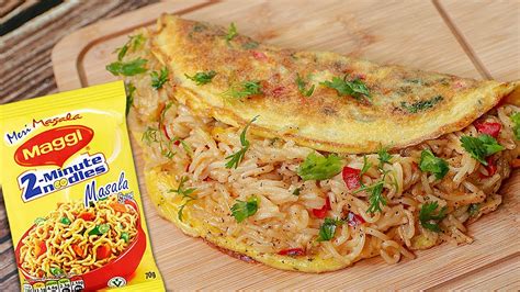 The omelette is one of the most fundamental dishes in any cook's arsenal, and this recipe will teach you how to get it right every time. Maggi Omelette Recipe | Maggi Egg Omelette | Noodles ...