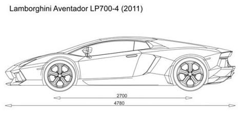 Automotive Blueprints Lamborghini Aventador Lp Lamborghini