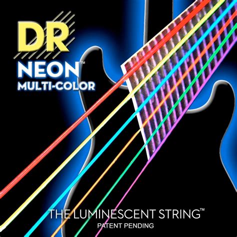 Dr Strings Neon Multi Color Electric Guitar Strings Zzounds