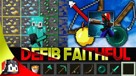 Defib Faithful 32x Mcpe Pvp Texture Pack Fps Friendly Youtube