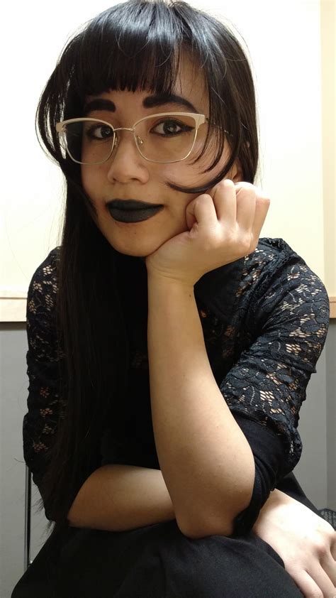 Goth Girl Gets Glasses Me Glasses