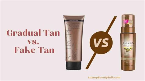 Gradual Tan Vs Fake Tan Whats The Difference Womens Beauty