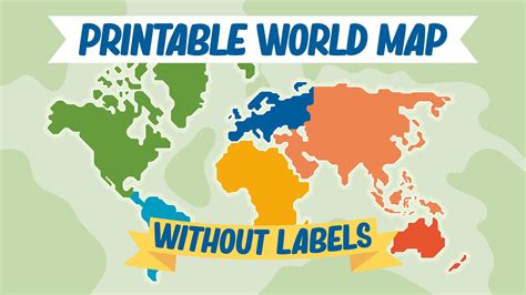 10 Best Printable World Map Without Labels Artofit