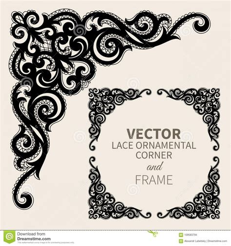 Decorative border vectors and psd free download. Corner Of Decorative Frame Vector | SOIDERGI