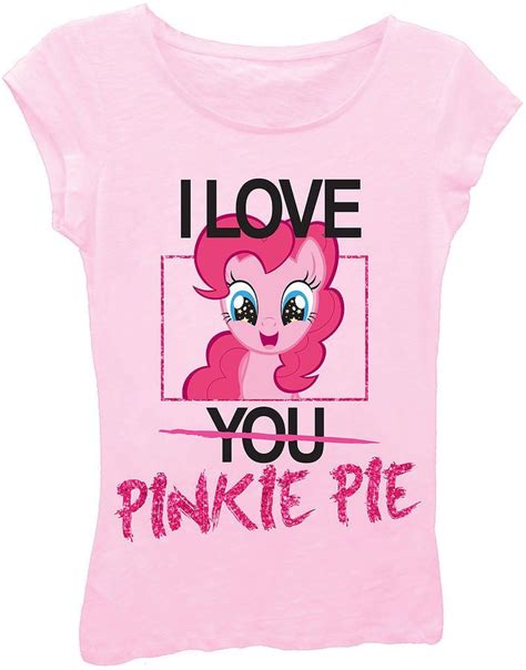 Asstd National Brand My Little Pony Girls I Love Pinkie Pie Short