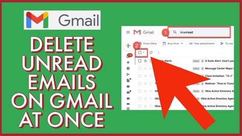 How To Delete All Unread Emails On Gmail At Once Youtube