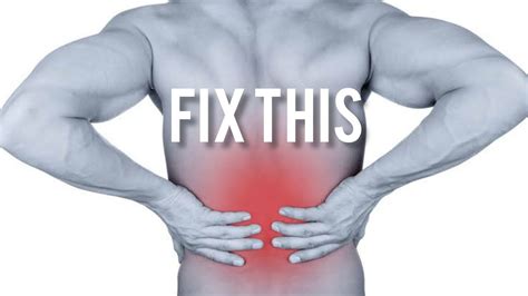 How To Fix Lower Back Pain In A Day3 Simple Steps At Home Youtube