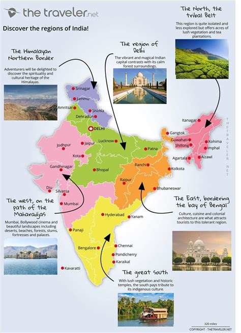 Tourist Map Of India Tourist Attractions And Monuments Of India