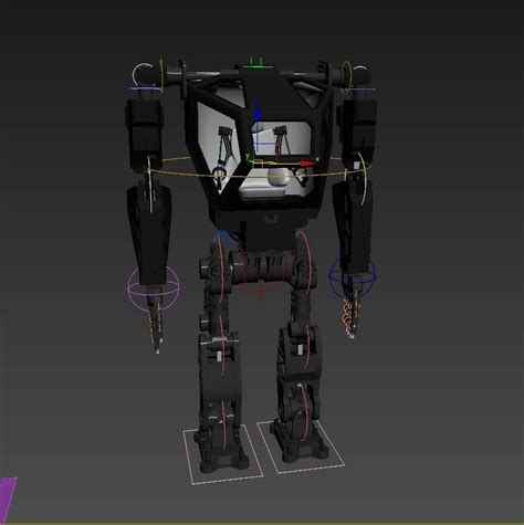 South Korean Bipedal Robot Method 2 3d Model Cgtrader