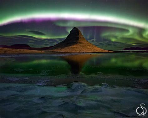 Northern Lights On Kirkjufell In Western Iceland Magical Nature Tour