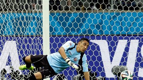 Costa Rica Goalkeeper Navas Keeps Score 0 0 At Halftime Against