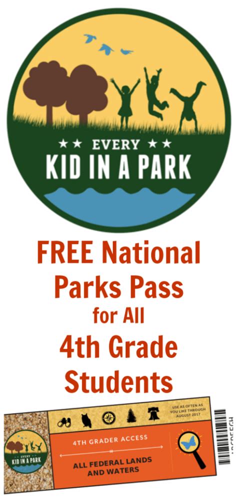 Free National Park Service Annual Pass For All 4th Grade Students