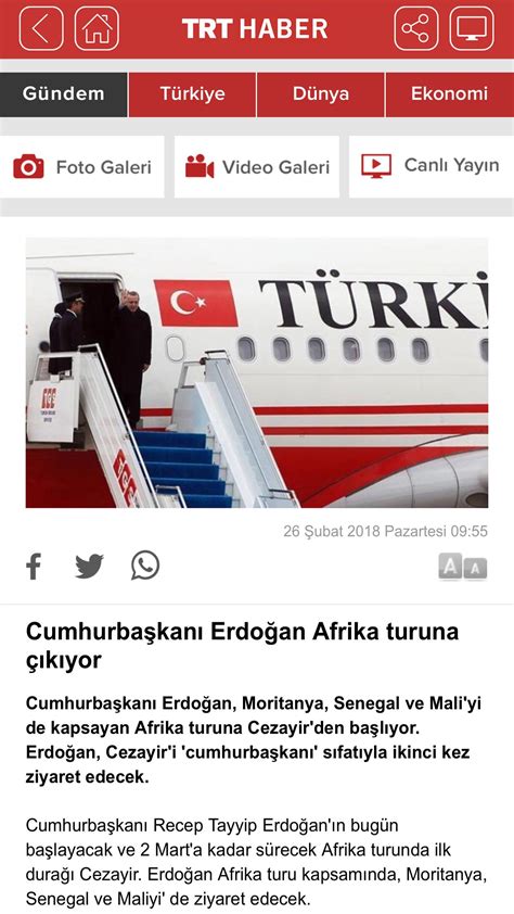 18 mart 2010'da türkiye radyo televizyon kurumu'nun bünyesi altında yayın yapmaya başlayan trt haber kanalı, ülkenin haber kanalları arasından en çok izlenenlerdendir. TRT Haber for Android - APK Download