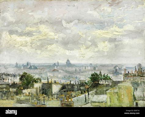 Vincent Van Gogh View Of Paris 1886 Oil On Canvas Van Gogh Museum