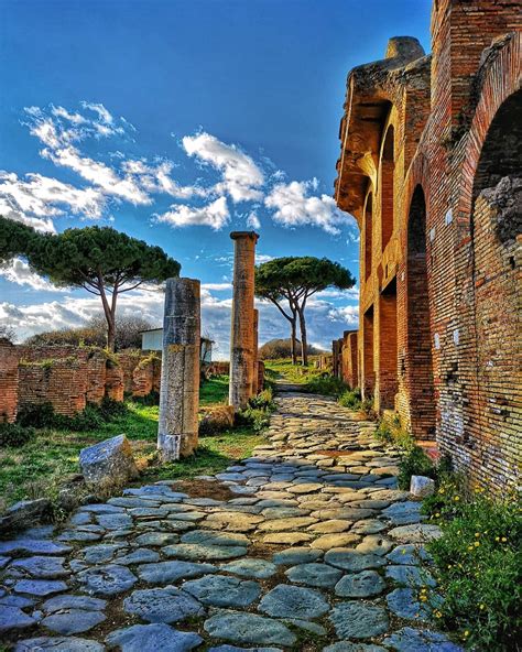 Follow The Road Less Travelled Today Were Sticking In Ostia Antica