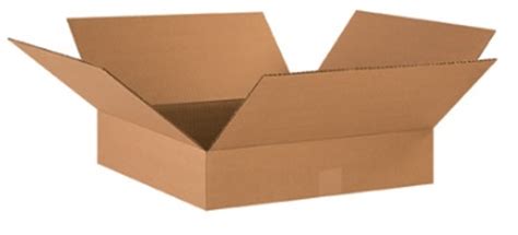 22 X 18 X 4 Flat Corrugated Cardboard Shipping Boxes 25bundle