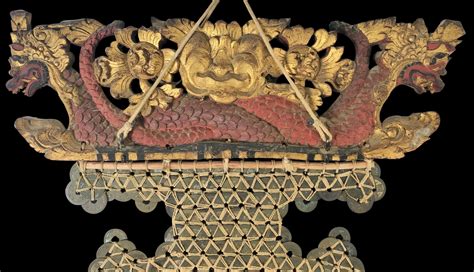 Unusually Large And Elaborate Balinese Thousand Coin Temple Hanging