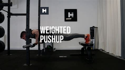 How To Do A Weighted Pushup Youtube