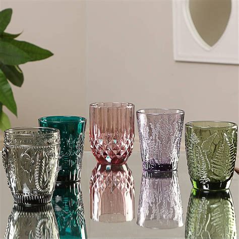 Colored Glass Tumbler Home Designing