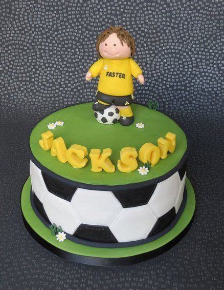 This simple tutorial is easy enough for beginners, and it'll bring the two rounded pieces of cake together to form your football shape. Football/Soccer Cake | Soccer cake, Sports themed cakes, Football cake