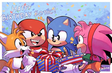 Sonic Birthday Sonic The Hedgehog Fan Art 45019618 Fanpop