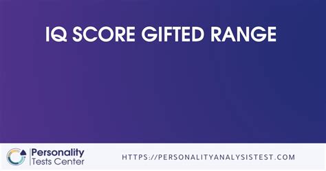 Iq Score Ted Range Guide