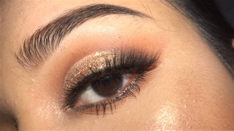 Copper Gold Prom Makeup Tutorial Glambyjesie Youtube