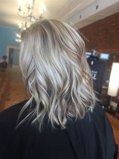 Icy Blonde With Lowlights Icy Blonde Long Hair Styles Hair Inspo
