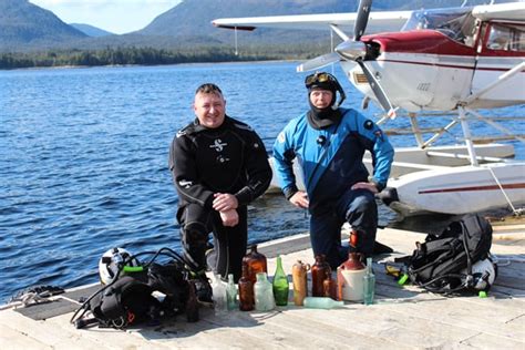 Scuba Diving For Bottles In Alaska Peachridge Glass