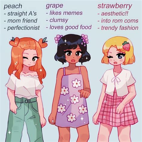 Instagram의 Acatcie 🌱 님 “i Drew The Totally Spies Characters As Fruits