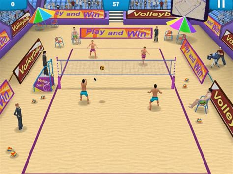 Summer Sports Beach Volleyball Online Spel Pomu Spelletjes