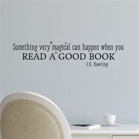 Read A Good Book Wall Quotes Decal