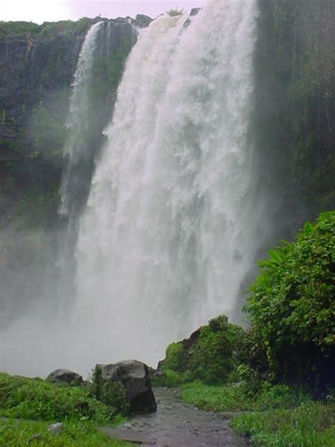 Eyipantla Fall Natural Landmarks Waterfall Nature
